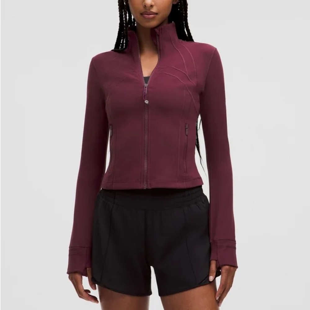 Garnet Lululemon cropped define jacket
